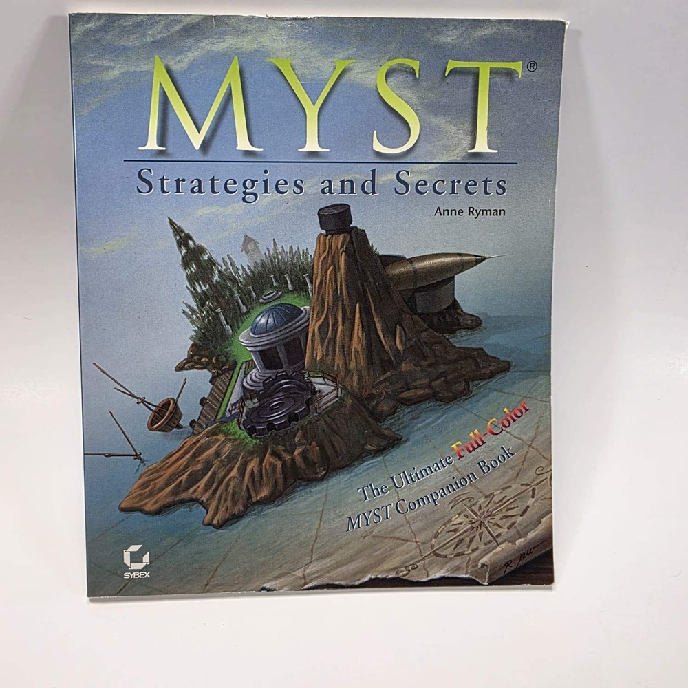 Myst Strategies and Secrets Game Guide Book Anne Ryman Sybex Full Color 1994